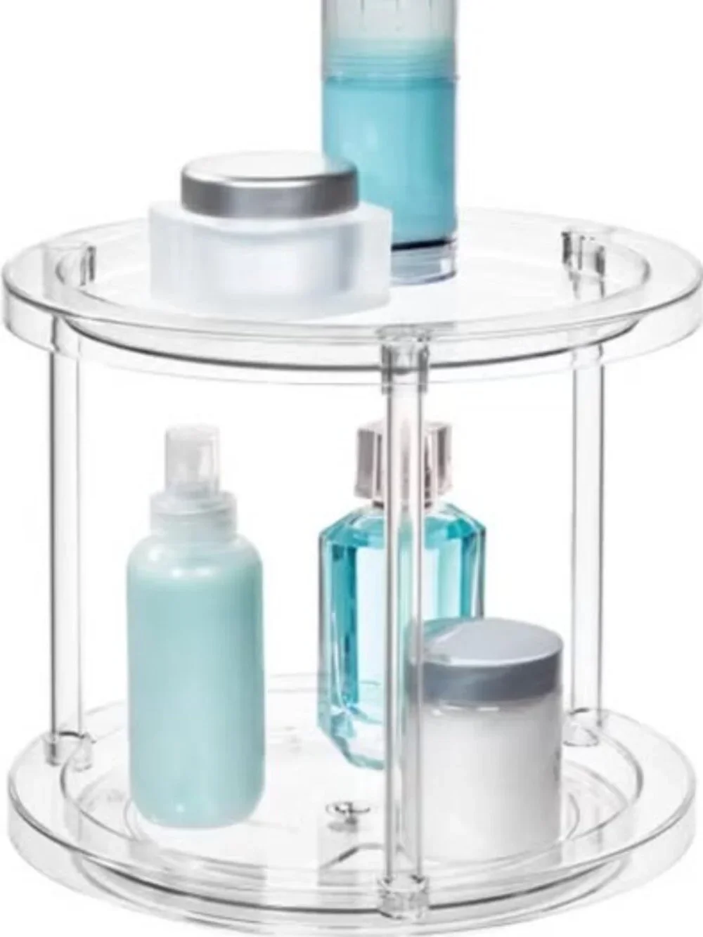 The Container Store Clear Acrylic Rotating Display Stand